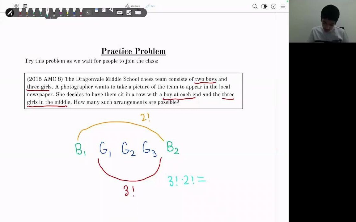 AMC 8 Preparation 02  Casework,Complementary Counting,and OverCounting(PIE)哔哩哔哩bilibili