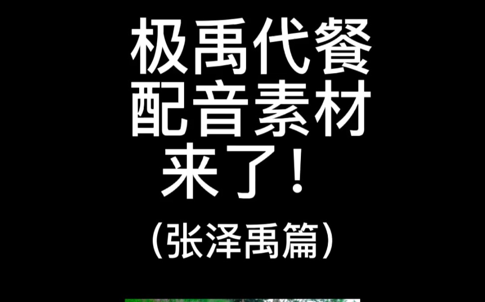 【全网最强张极*张泽禹代餐配音】满足极禹批粉丝的做梦素材!(张泽禹篇)哔哩哔哩bilibili