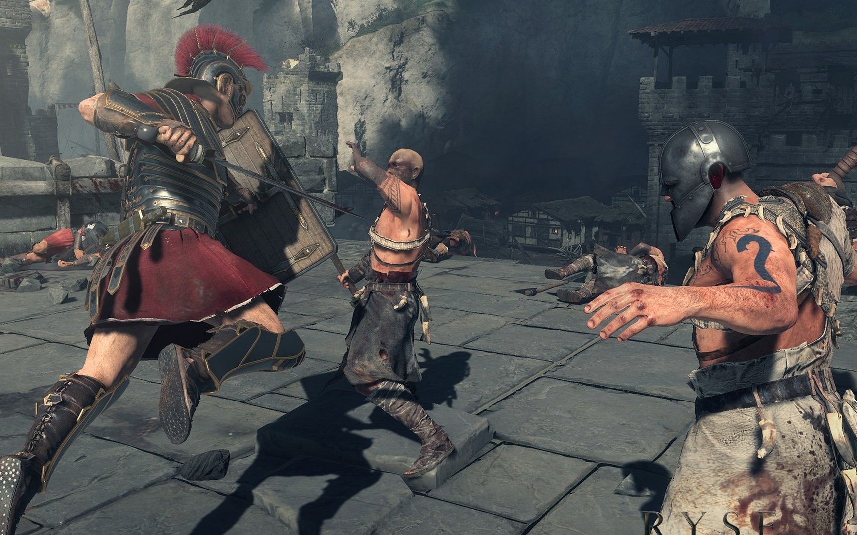 罗马之子(角斗场1) 电脑有点小问题游戏画面出花凑合一下.