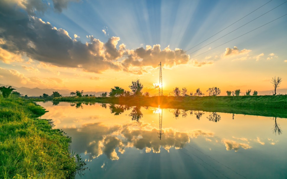 延时摄影之云南芒市大河风光