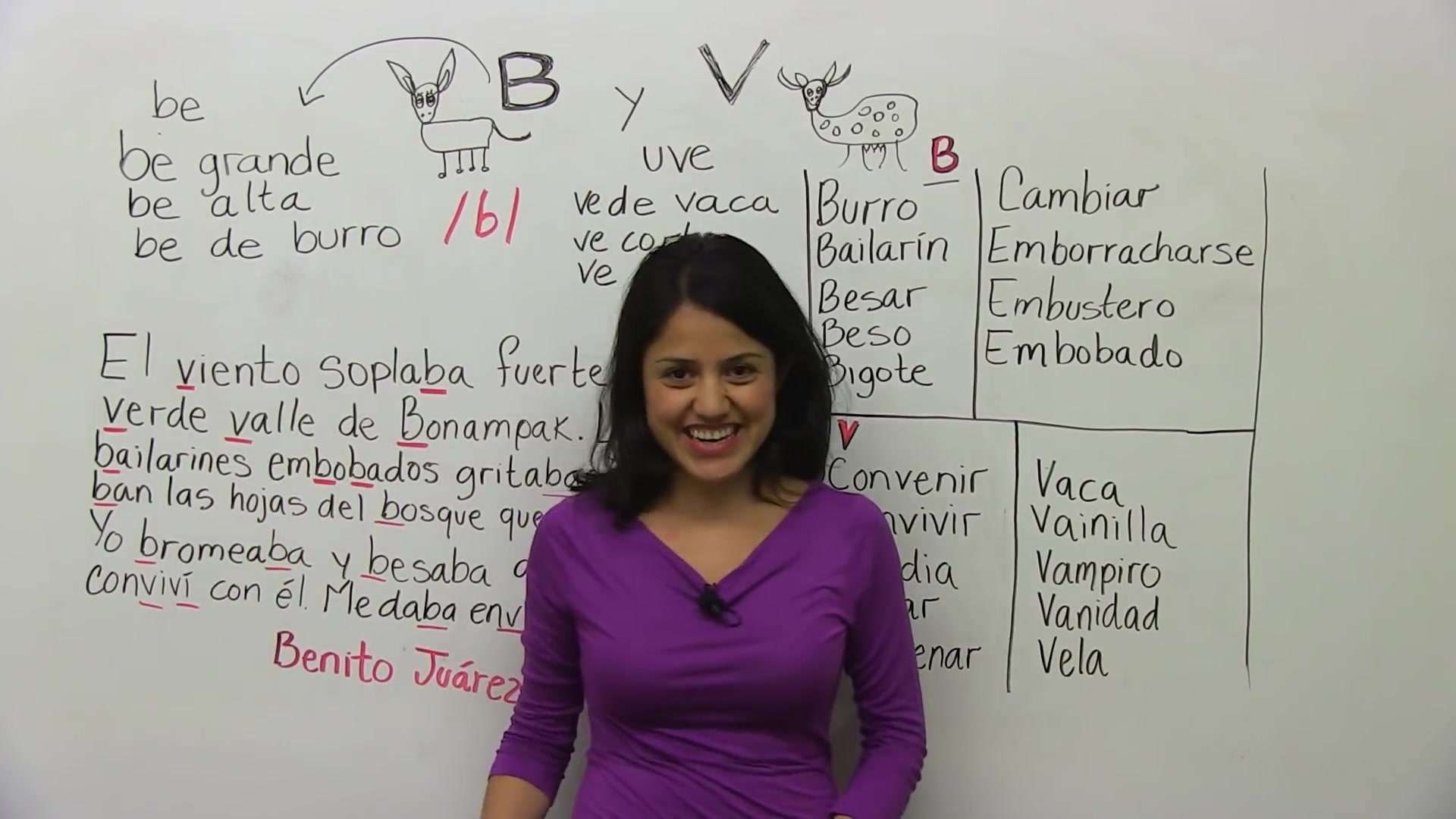 [图]【超详细】西班牙语中B和V的发音区别 The letters B & V in Spanish