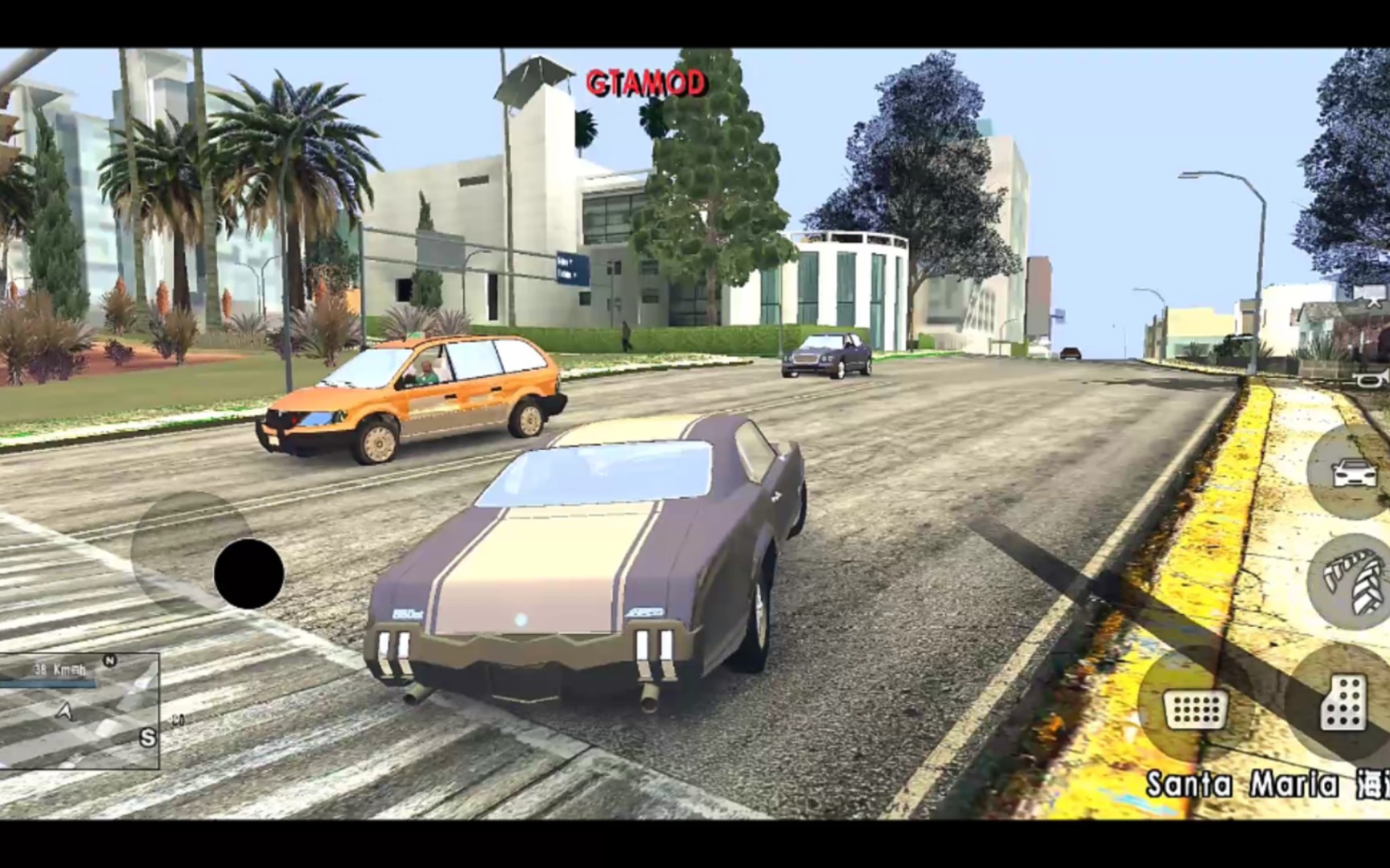 gtasa最高gtaレ手机mod纯欣赏视频!难以置信手机能做到的!