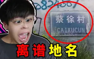 Descargar video: 蔡徐村？你干嘛！全世界都是小黑子吗！【离谱地名】