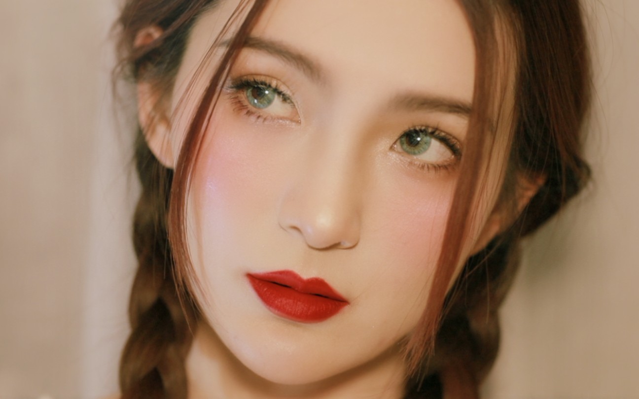 法式少女浪漫红唇妆| 哪个少男不多情?【鹤灵】