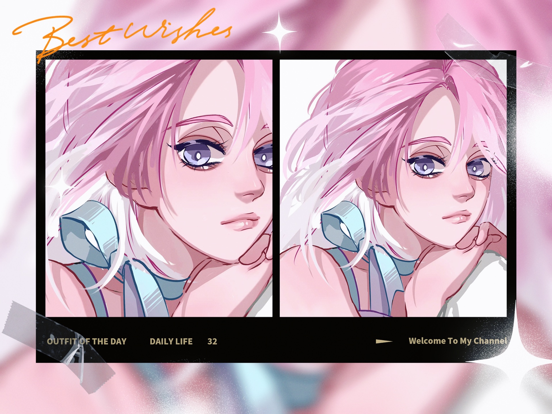 「一个p值满满的画画过程」永远会溺爱粉嫩美少女