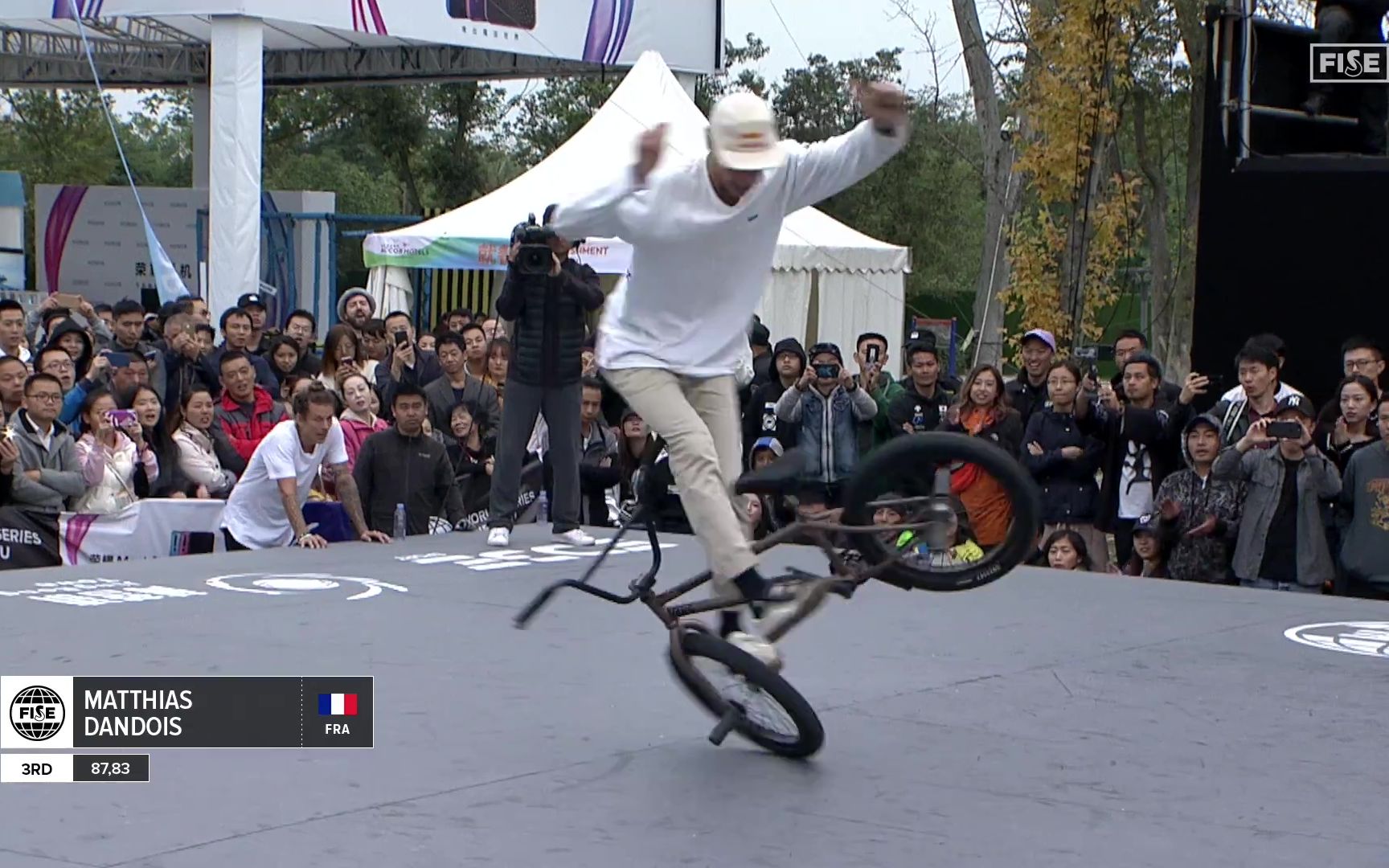 2018 uci bmx freestyle世界杯成都站,男子组平地花式