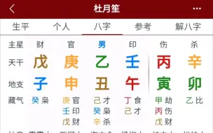 Download Video: 杜月笙八字解析