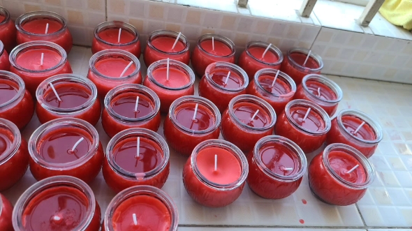 自制的酥油灯有奶香味_哔哩哔哩_bilibili