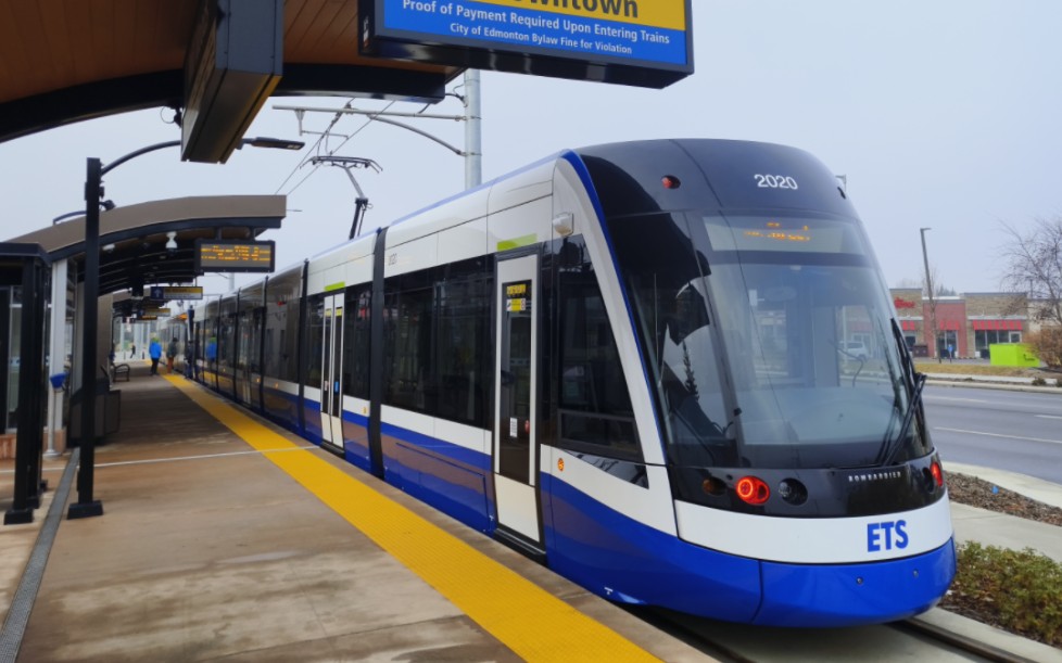 加拿大埃德蒙顿轻轨ets河谷线(valley line)初体验