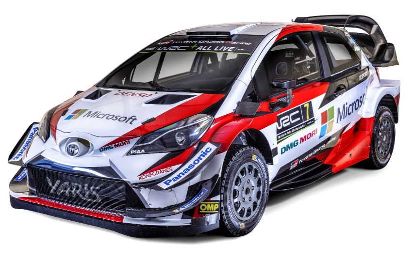 wrc 7 全球排行25位221″ 大奥玛 丰田雅力士wrc赛车