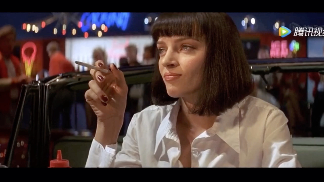 [图]低俗小说｜Pulp Fiction ｜You Can Never Tell｜Girl, You Will Be A Woman Soon.