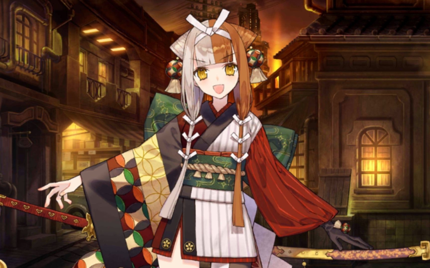 [fgo日服]新从者出云阿国[caster]宝具动画_fgo