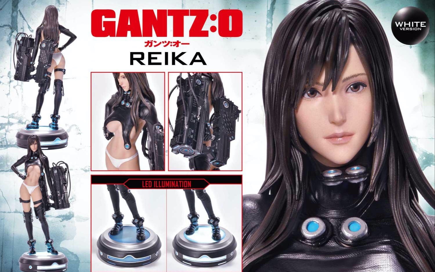 目前为止最好看的丽香 杀戮都市ⷤ𘽩晠白内版 GANTZ:O 下平玲花 Reika レイカ 53厘米高雕像 来自日本Prime 1 Studio 山咲杏哔哩哔哩bilibili