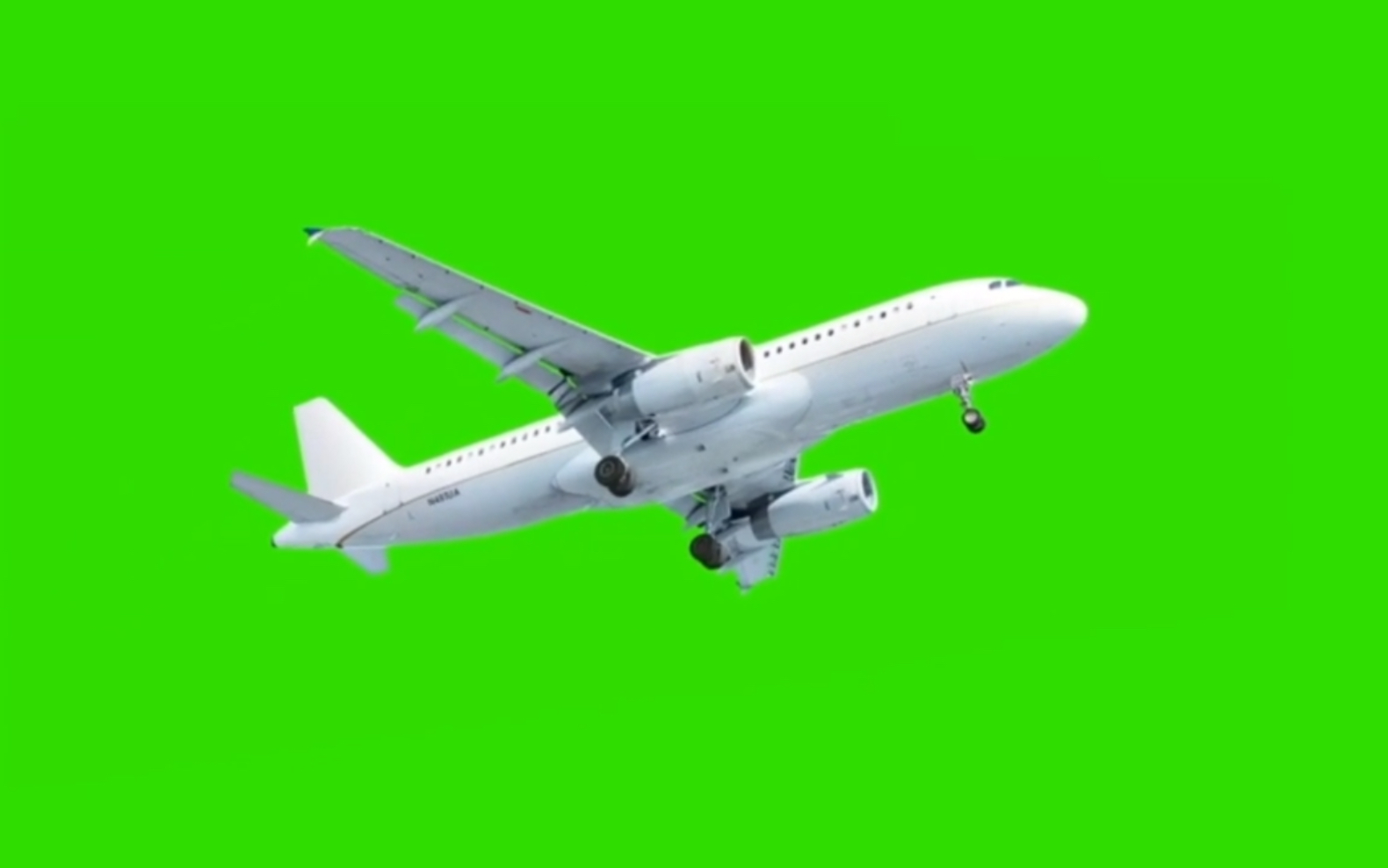 飞机绿色通行图片