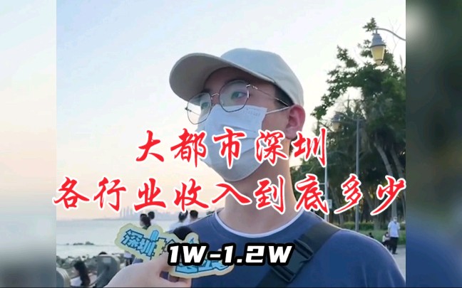 盘点大都市深圳,各行各业收入到底多少,您怎么看?哔哩哔哩bilibili