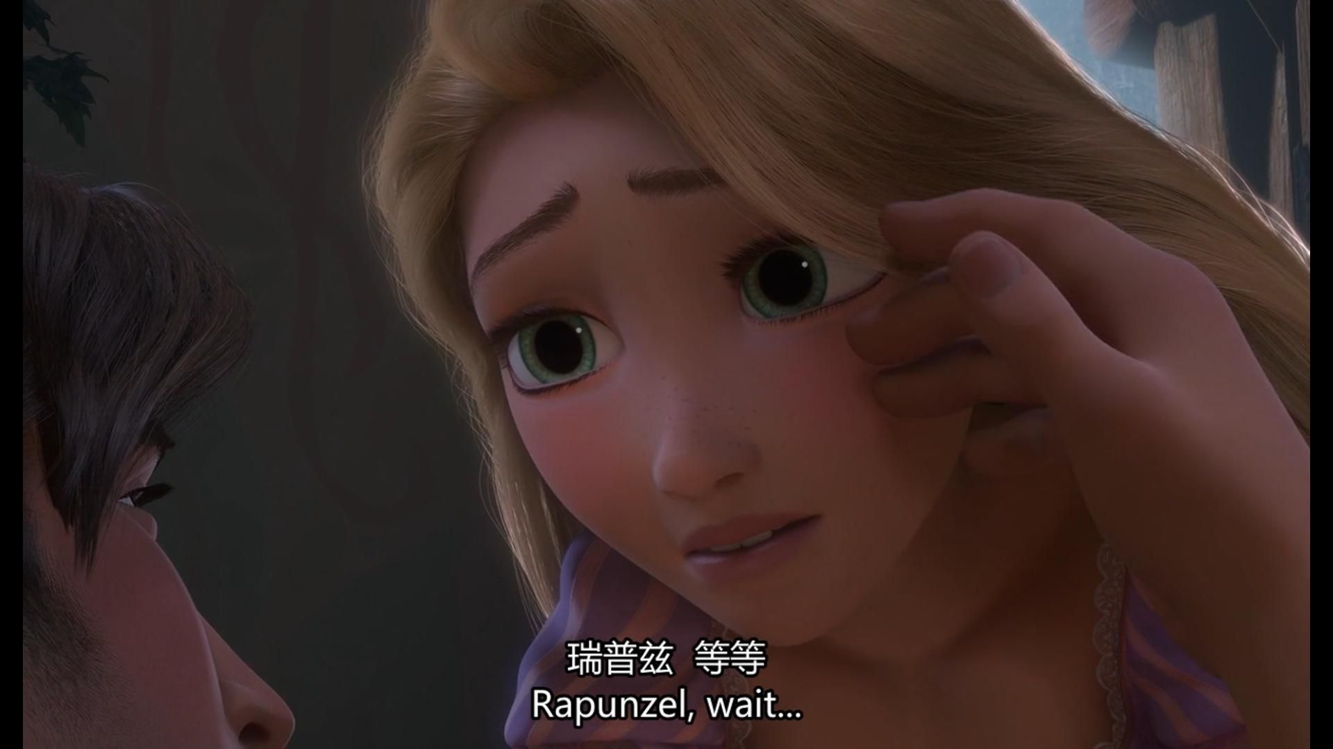 126《魔发奇缘》1-2人配音素材 英文配音视频