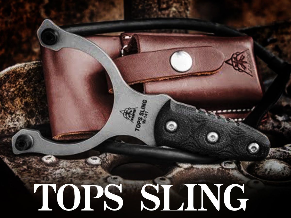 美国进口正品tops特普森tsli户外高硬度骨架传统弹射强力弹弓