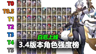 【星穹铁道3.4】角色强度榜速览！白厄，saber，archer，老角色加强，排行剧变