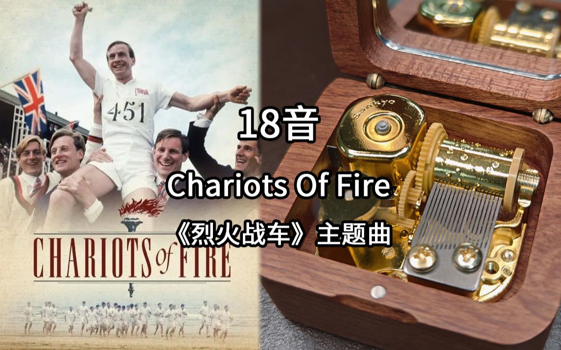 [图]18音sankyo机芯 Chariots Of Fire《烈火战车》主题曲 八音盒音乐盒