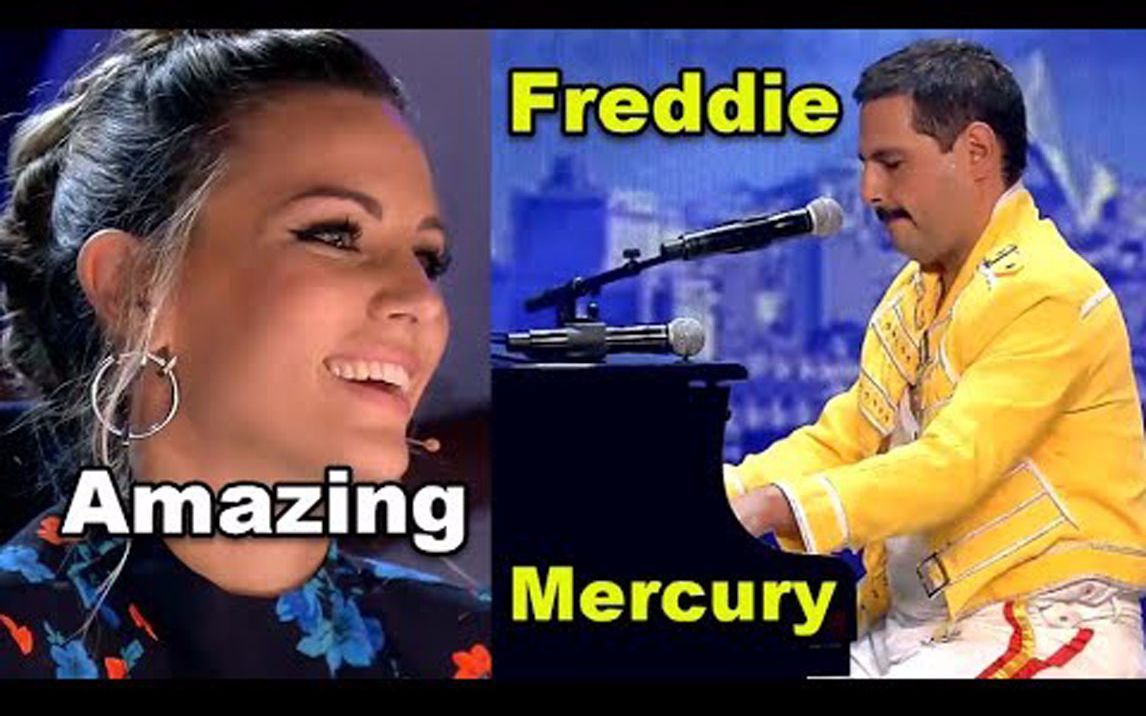 [图]国外达人秀节目 一位大叔模仿Freddie Mercury 演唱《Bohemian Rhapsody》全场观众鼓掌合唱