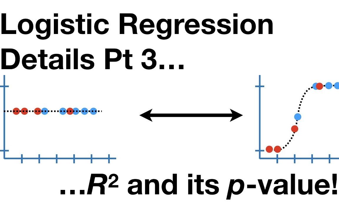[图]【StatQuest逻辑斯蒂回归系列四】逻辑斯蒂回归细节之R方及P值