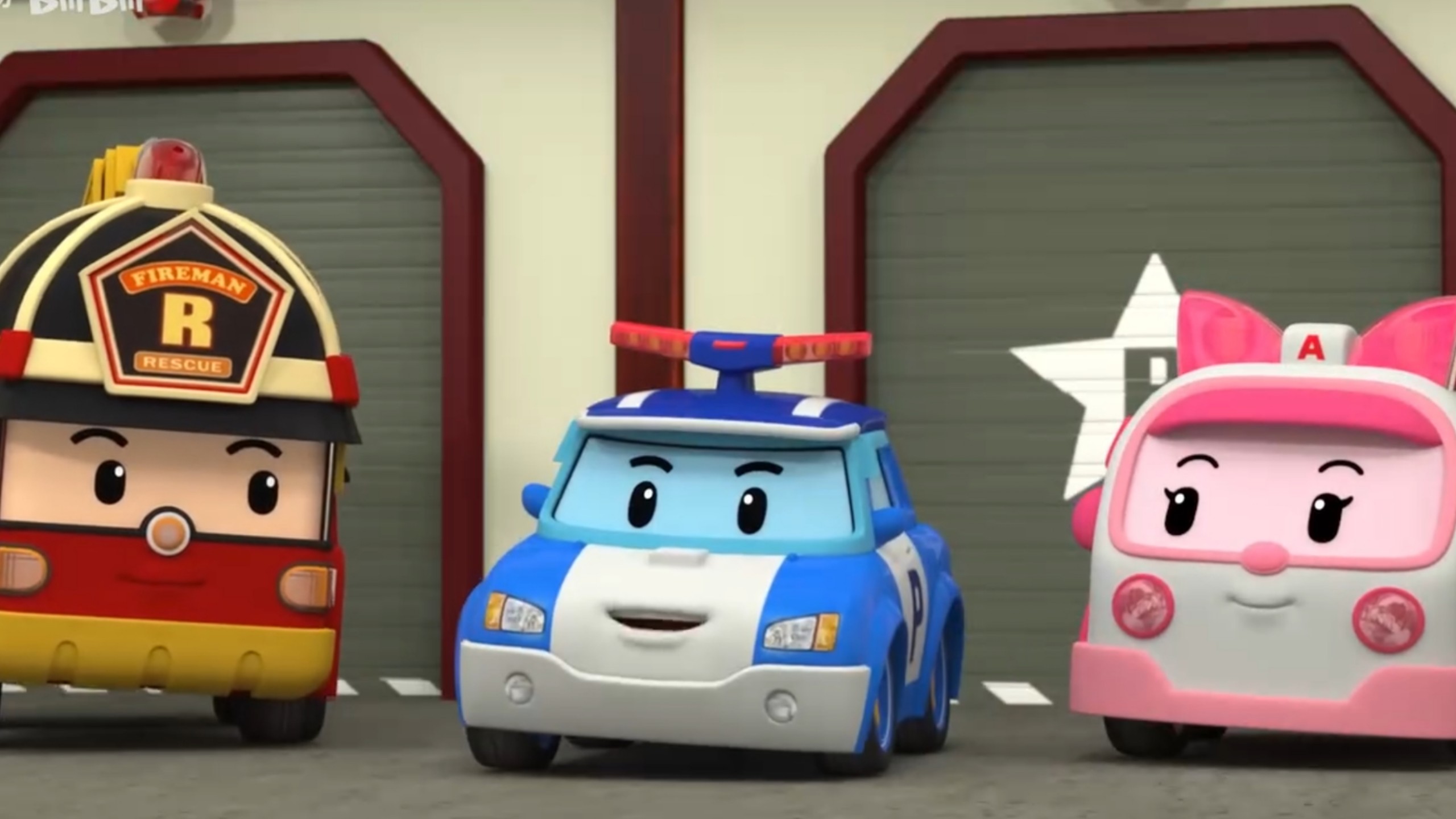 变形警车珀利第1季剪辑│儿童动画│儿童汽车│安全动画│变形警车