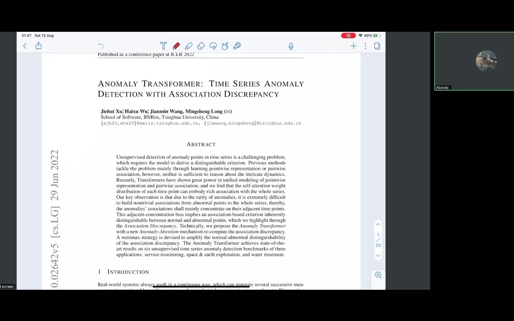 [论文精读] Anomaly Transformer:基于关联差异的时序异常检测Transformer模型哔哩哔哩bilibili