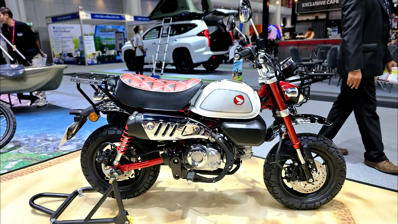 2024款honda monkey 125 实拍,引不进的mini摩托车