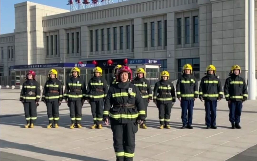 [图]春节我在岗 全市人民请放心--乌兰察布市消防救援支队