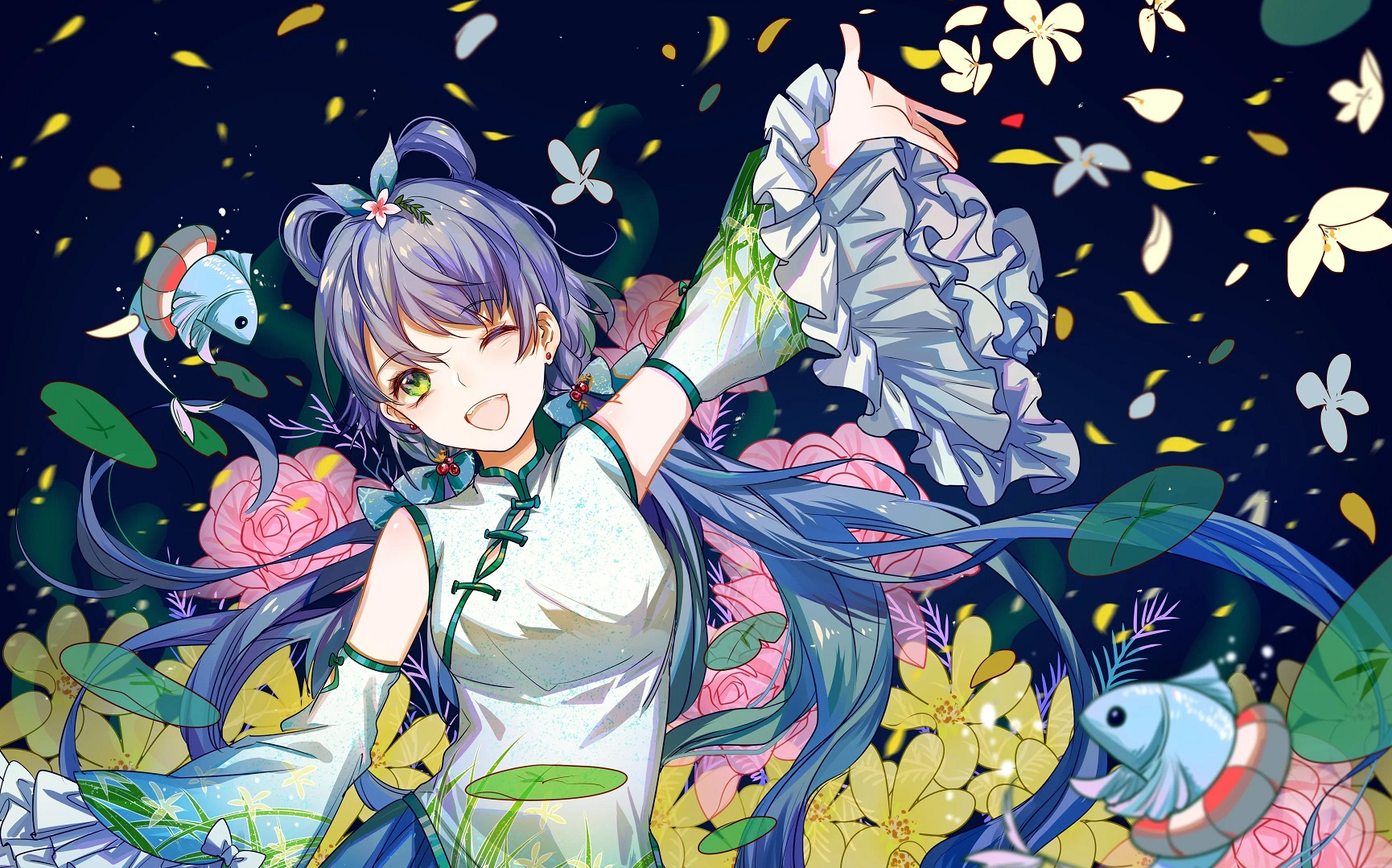 【洛天依v4】大家恭喜:evolution【vocaloid】【仿造卡拉ok上华唱片pv