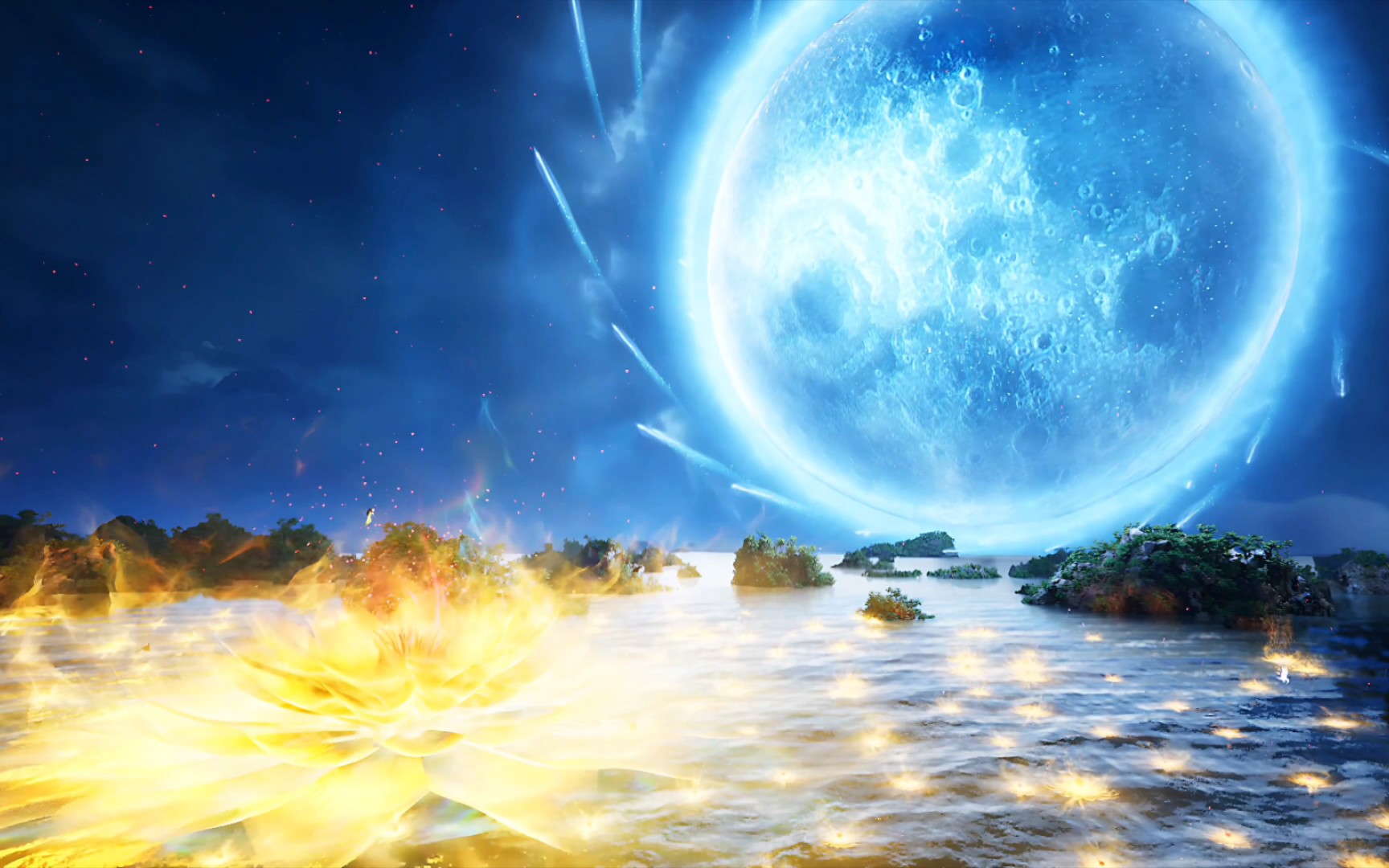 遮天视觉盛宴,海上升明月vs苦海种金莲