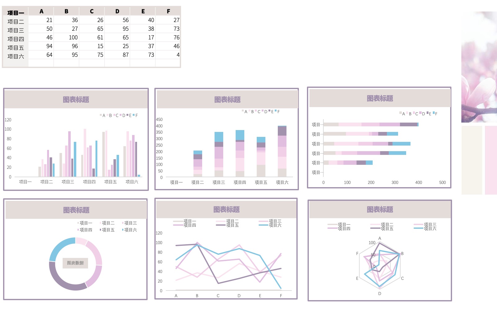 【小秋词课堂】4分钟美化你的EXCEL图表配色哔哩哔哩bilibili