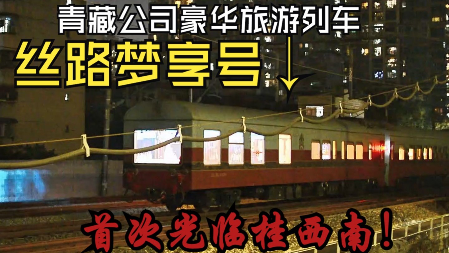 从祖国大西北地区来的贵客丝路梦享号首次光临南宁!(Y834崇左—南宁—兴义)哔哩哔哩bilibili