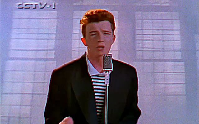 【架空錄像帶】1998年cctv1 播放rickroll