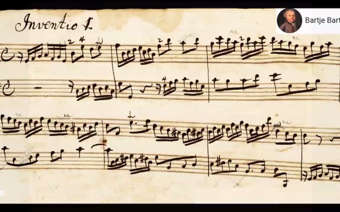 [图][手稿]巴赫创意曲（BWV772-801）