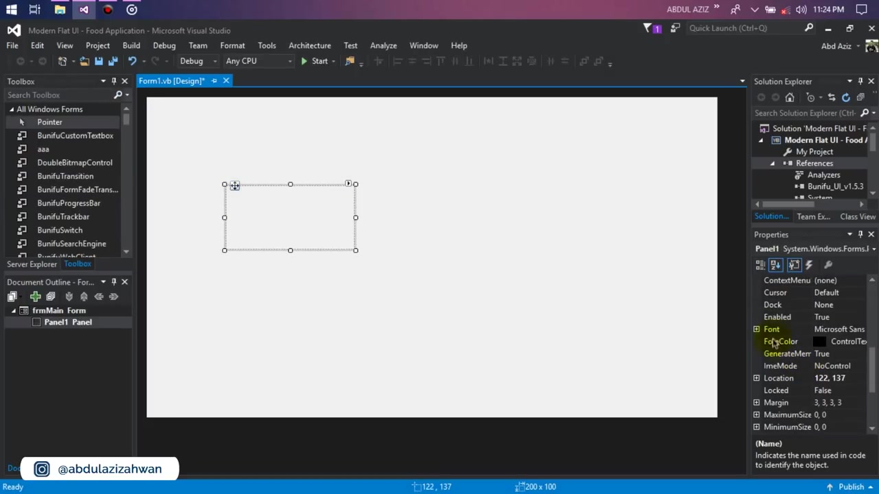 用Visual Basic VB NET设计快餐店的现代平面桌面应用哔哩哔哩bilibili