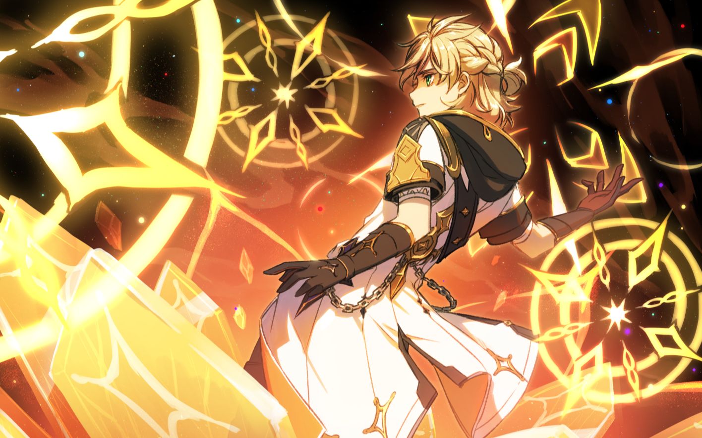 【原神】阿贝多伤害测试 三岩莫娜