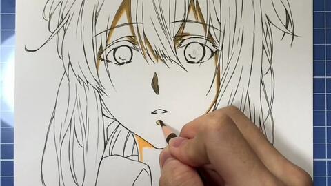 神作画アニメ ヴァイオレットを描いてみた Violet Evergarden ヴァイオレットエヴァーガーデン 哔哩哔哩 Bilibili