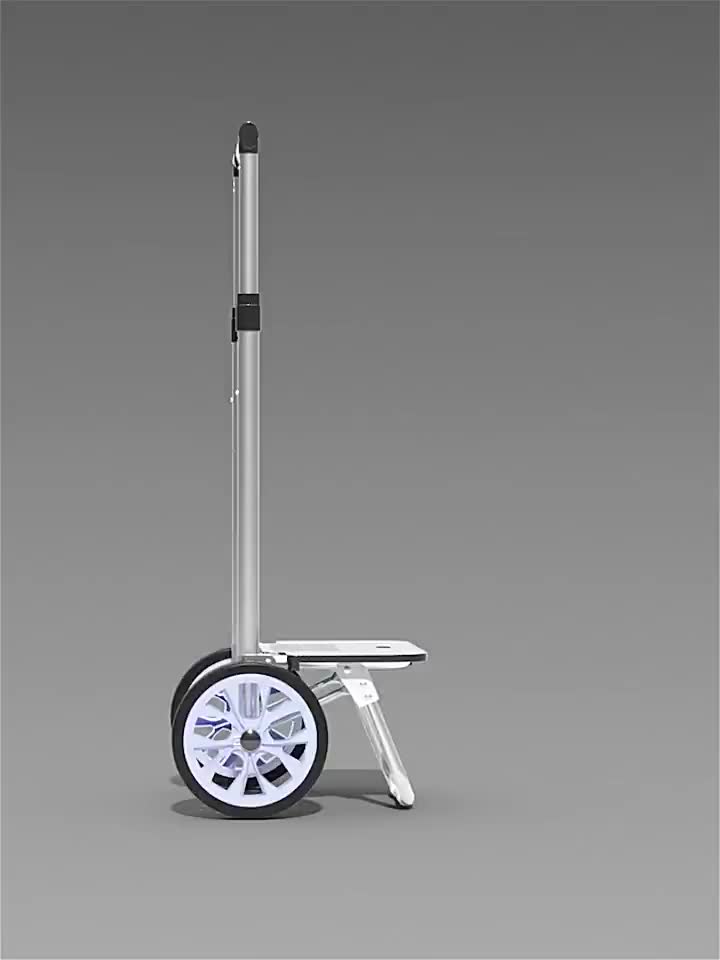 购物车小手推车网红超市迷你家用老人爬楼轻便行李折叠拉杆买菜车