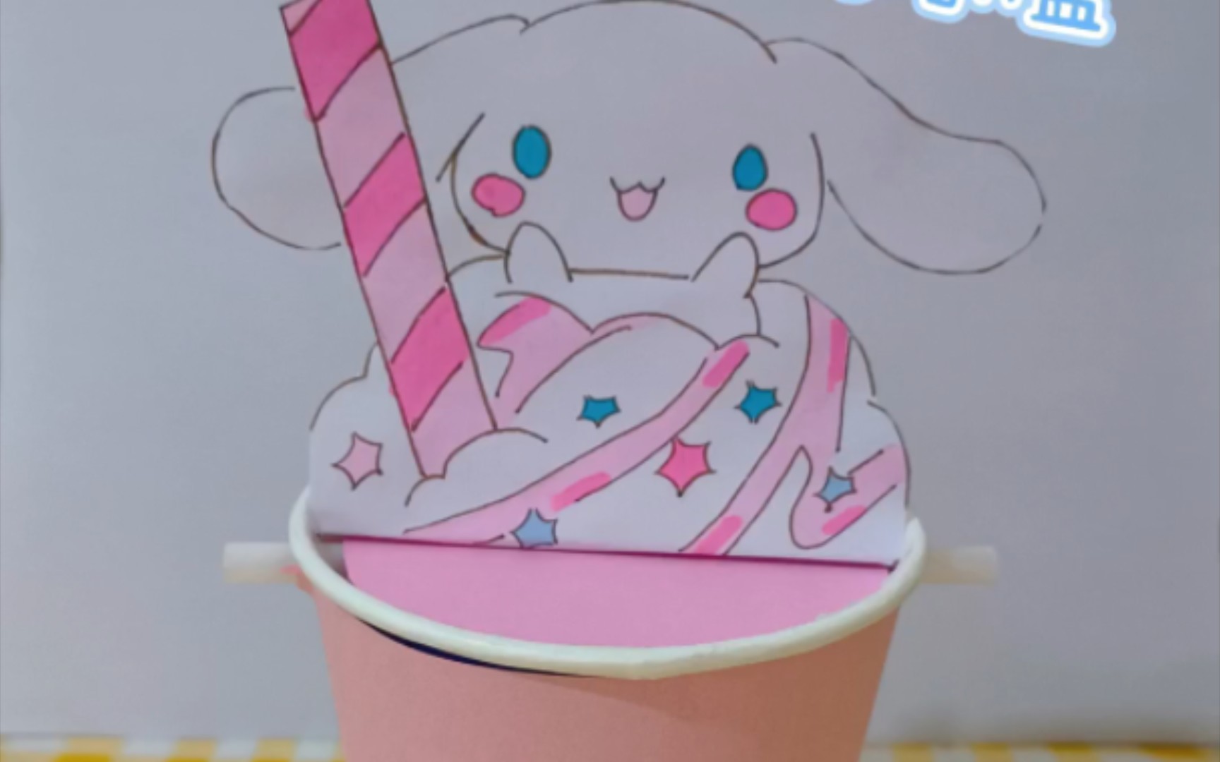 自制玉桂狗桌面垃圾桶可翻盖