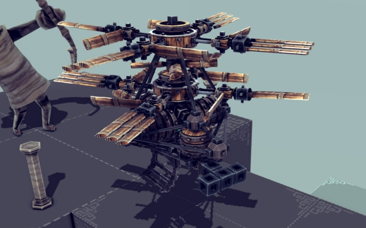 Besiege【围攻】 小K的通关用轻型单共轴直升机~ (:𐷣€∠)(第一次投稿……)哔哩哔哩bilibili