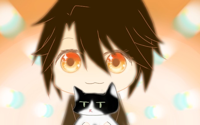 活动作品指绘抱着阿萨斯的王叹之