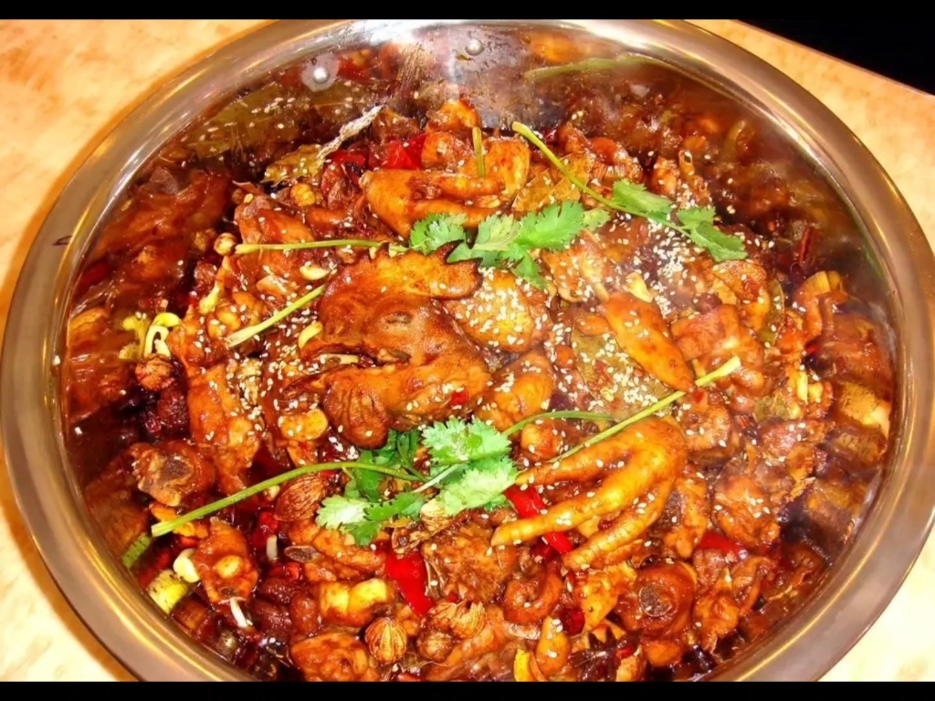 四川辣子鸡火锅做好了香香哒_哔哩哔哩_bilibili