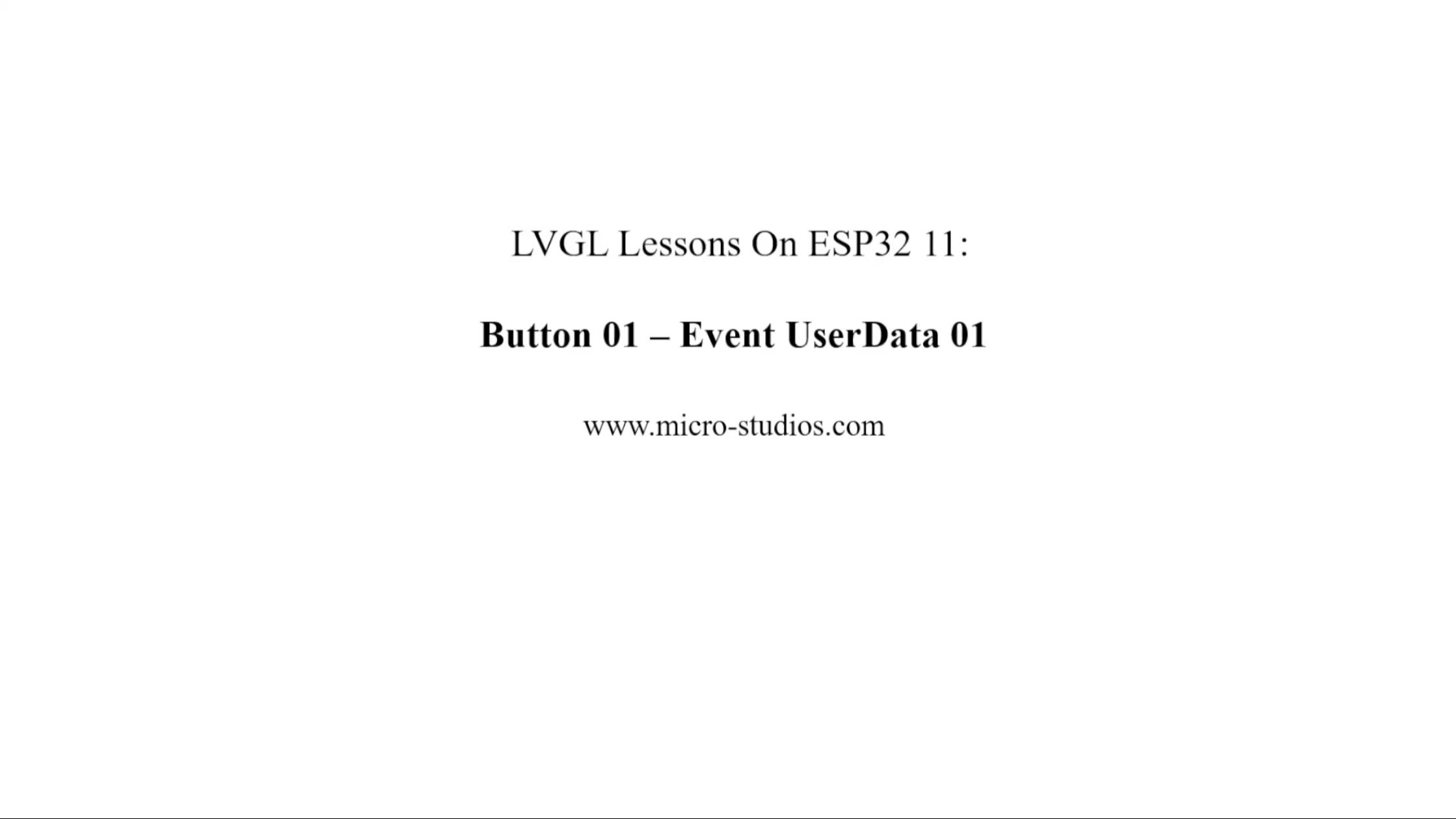 Esp32 lvgl button 01 01 michael ee michael ee 