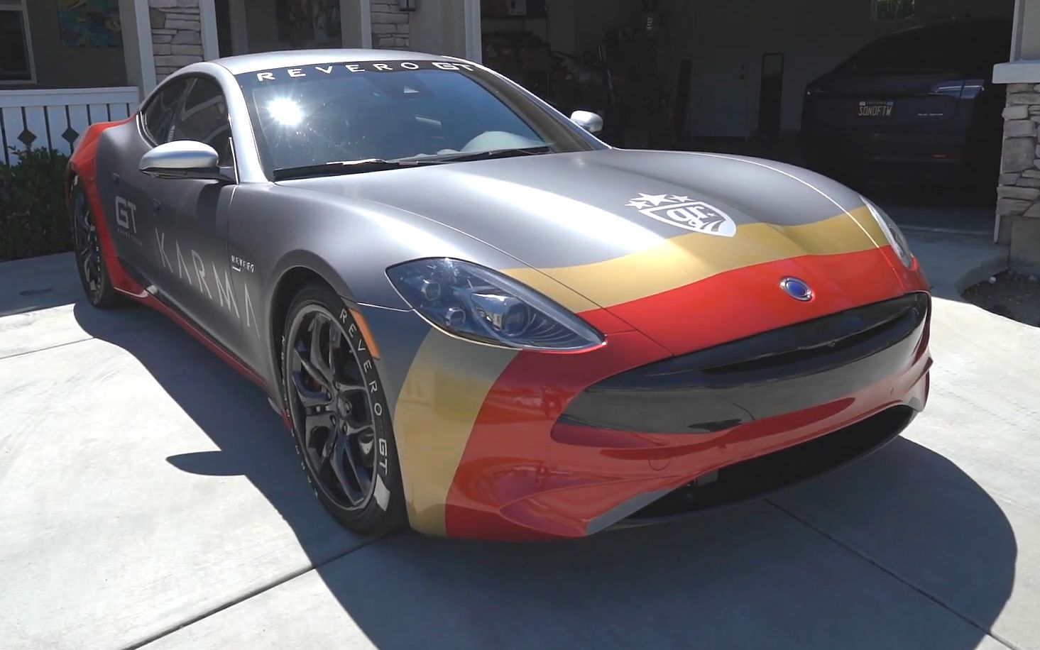 油管搬运2020karmareverogt上市前快速看车最美豪华电动跑车科技人