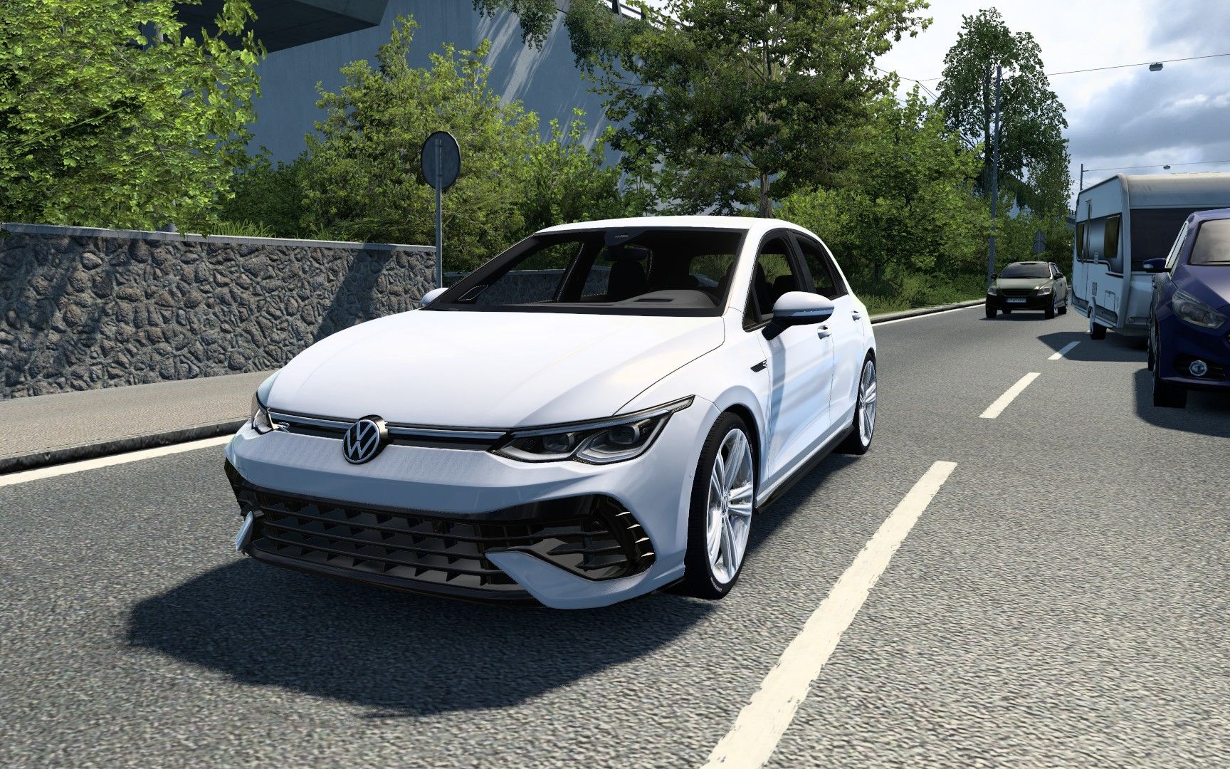 【欧美卡通用mod】大众golf 8 r line 1.47x