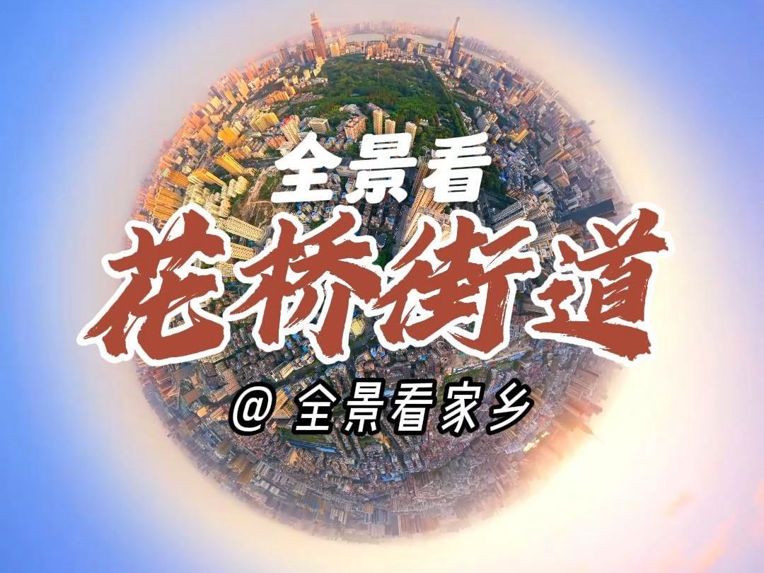 全景看花桥街道哔哩哔哩bilibili