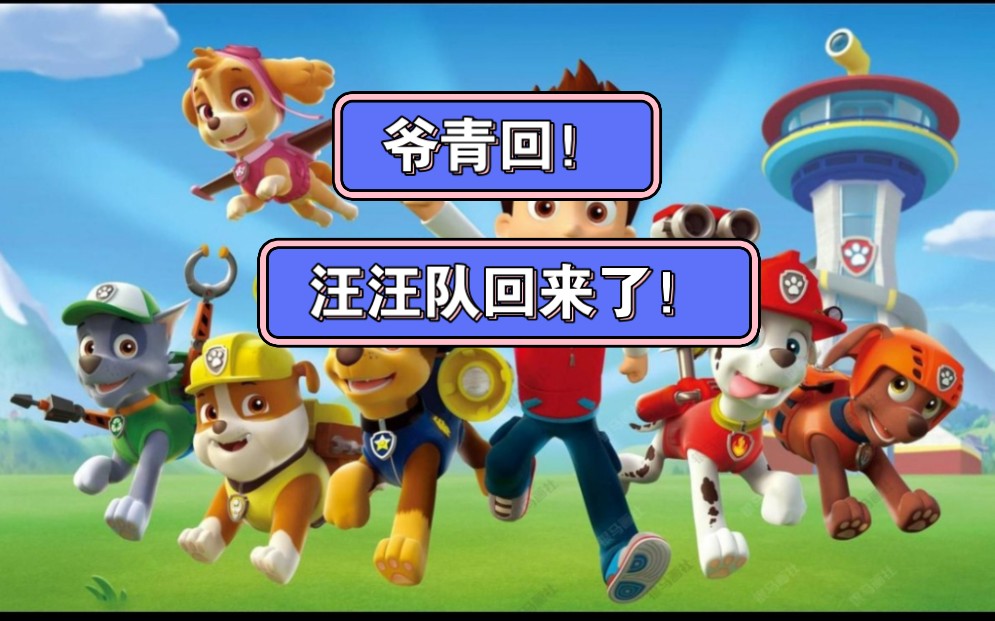 中央电视台少儿频道播放汪汪队!(求过审)