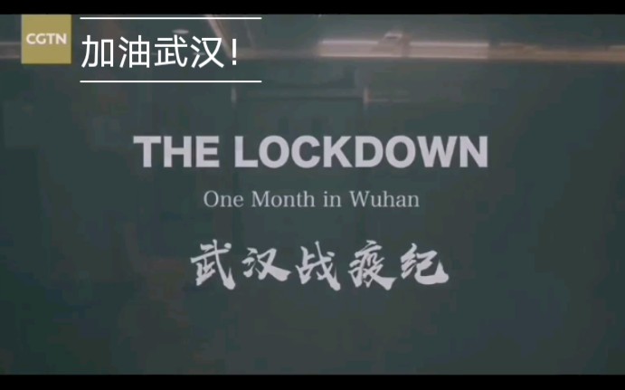 【转载】 CGTN 首部抗疫英文纪录片《The lockdownOne month in Wuhan》武汉战疫纪哔哩哔哩bilibili