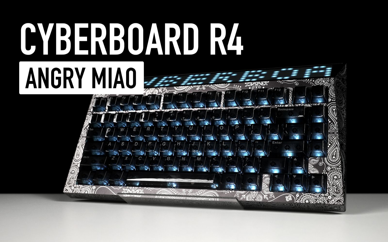 CYBERBOARD R4 | Angry Miao | 冰银轴Pro | 怒喵 | 客制化键盘测评 | 打字音哔哩哔哩bilibili